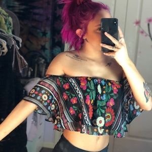 Delicate off the shoulder blouse